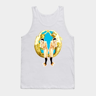 Mermaid and Harlequin part forever Tank Top